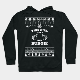 Merry Christmas Budgie Hoodie